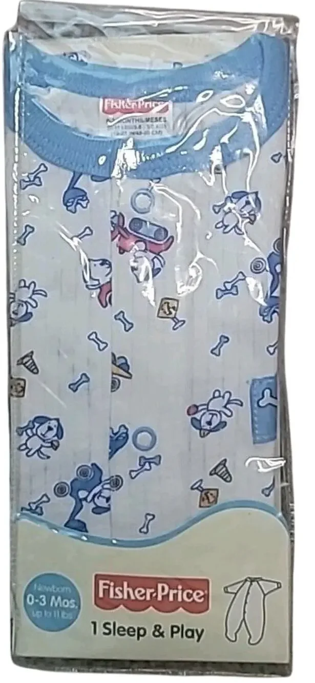 VTG NOS Fisher Price Puppy Sleeper 0 3M NWT Retro